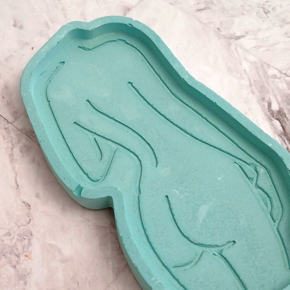 Decorative Jewelry Tray, Aqua - Picture 4 of 6